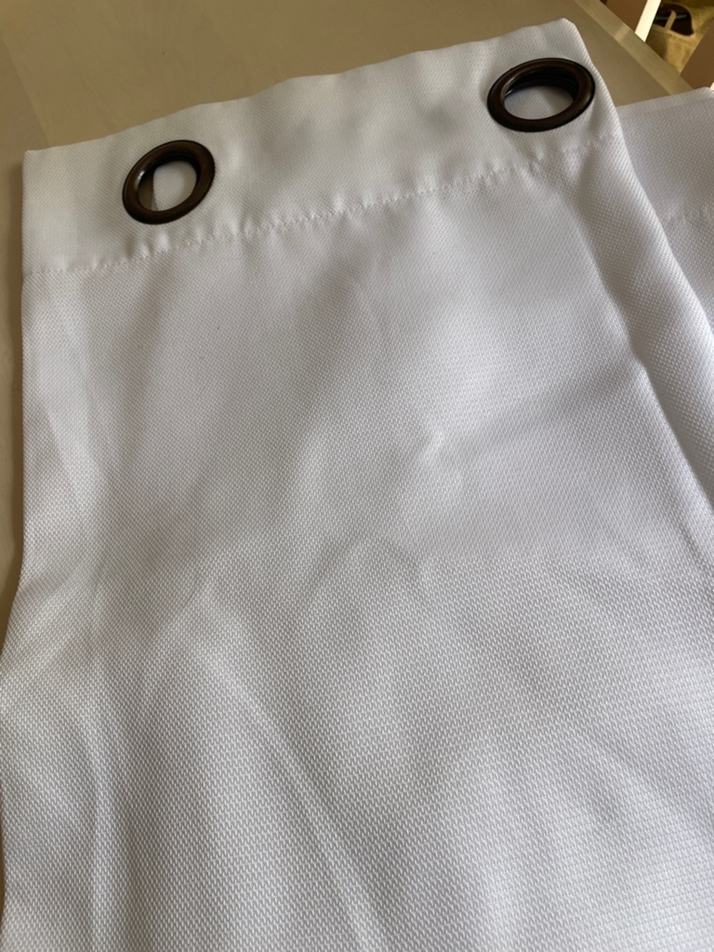 White Grommet Top Curtain Panel - Set of 4